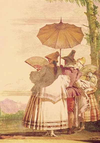 The Summer Promenade, c.1757 by Giovanni Domenico Tiepolo